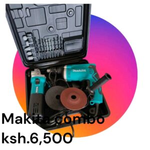 Makita Professional 2-in-1 Power Tool Combo Kit (Impact Drill & Angle Grinder)