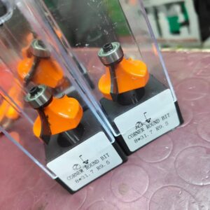 Corner Rounding Router Bits with Ball Bearing Guide (2-Piece Set)